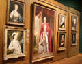 English portrait gallery at Montreal Museum of Fine Arts. Montreal, QC.
