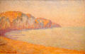 Cliff at Pourville in Morning painting by Claude Monet at Montreal Museum of Fine Arts. Montreal, QC.