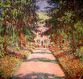 Main Path at Giverny painting by Claude Monet at Montreal Museum of Fine Arts. Montreal, QC.