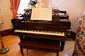 Original Gerhard Heintzmann grand piano at Saskatchewan Government House. Regina, SK.