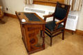 Members desk used by first premier of Saskatchewan at Saskatchewan Legislative Library. Regina, SK.