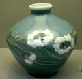 Porcelain vase by Jenny Mayer for Royale Manuf. of Copenhagen, Denmark at Ariana Museum. Geneva, Switzerland.