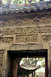 Carved stone entrance to a mosque in Xi'an. China.