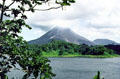Arenal volcano viewed overt Lake. Costa Rica.