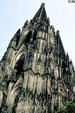 157 m Gothic spire of Cathedral of St. Peter & St. Mary. Köln, Germany.