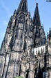 Twin towers of Cologne Cathedral of St. Peter & St. Mary a UNESCO World Heritage Site. Köln, Germany.