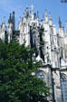Flying buttresses of Cologne Cathedral. Köln, Germany.