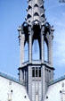 Central tower with angels on Cologne Cathedral. Köln, Germany.