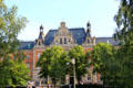 Hamburg Regional Court building at Sieveking Platz. Hamburg, Germany.