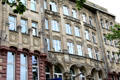 Ornate facade of structure built in 1906 near Bieberhaus. Hamburg, Germany.