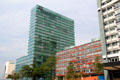 Modern office buildings in Berliner Tor section, a transportation hub for city. Hamburg, Germany.