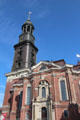 St Michael's Church & reconstructed 1912 after fire & again post WWII. Hamburg, Germany.