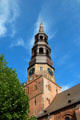 St. Catherine's Church tower. Hamburg, Germany.