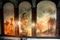 Murals from Hamburg home of merchant Peter Rölcke at Hamburg History Museum. Hamburg, Germany.