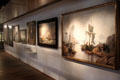Paintings of sailing ships at International Maritime Museum. Hamburg, Germany.