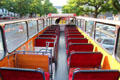 Double decker tour bus. Hamburg, Germany.