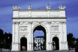 Brandenburger Tor arched gate in Roman & Baroque styles. Potsdam, Germany.