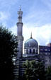 Hydraulic waterworks building disguised as a mosque complete with minarets. Potsdam, Germany.