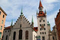 Old Town Hall & rebuilt after WWII. Munich, Germany.