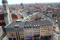 View south from Neues Rathaus Tower. Munich, Germany.