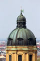 Baroque dome of St.-Kajetan-Theatiner church. Munich, Germany.