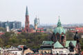 View northeast from Neues Rathaus Tower. Munich, Germany.