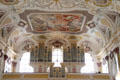 Organ of Bürgersaal kirche. Munich, Germany.