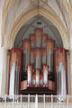 Organ of Frauenkirche. Munich, Germany.