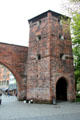 Tower of Sendling Tor gate. Munich, Germany.