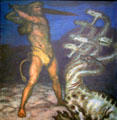 Hercules & Hydra painting by Franz von Stuck at Villa Stuck Museum. Munich, Germany.