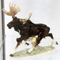Moose figurine by Karl Tutter for Hutschenreuther at German Hunting & Fishing Museum. Munich, Germany.