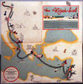 Aliyah Board Game 1935 designed to familiarize players with emigration route from Germany to Palestine at Jewish Museum Munich. Munich, Germany