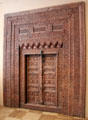 Muslim carved doorway at Five Continents Museum. Munich, Germany.