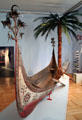 Polynesian canoe from Yami of Imurud village, Botel Tobago near Taiwan at Five Continents Museum. Munich, Germany