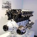 BMW VI aircraft motor used in Dornier 'Wal', Rohrbach 'Romar', Heinkel HE70 & Arado Ar65 at BMW Museum. Munich, Germany.