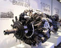 BMW 801 aircraft motor used in Arado Ar232, Dornier Do217, Focke-Wulf Fw190 & Junkers Ju388 at BMW Museum. Munich, Germany.