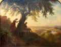 Scene from Goethe's "Herrmann und Dorothea" painting by Eugen Napoleon Neureuther at Schackgalerie. Munich, Germany.