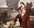 Family painting by Anselm Feuerbach at Schackgalerie. Munich, Germany.