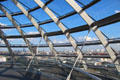 Panorama of Berlin from spiral ramp of German Bundestag dome. Berlin, Germany.