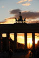 Brandenburg Gate at sunset. Berlin, Germany.