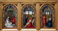 Miraflores Altar painting by Rogier van der Weyden at Berlin Gemaldegalerie. Berlin, Germany.