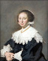 Portrait of a woman by Frans Hals at Berlin Gemaldegalerie. Berlin, Germany.