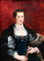 Portrait of a woman by Peter Paul Rubens at Berlin Gemaldegalerie. Berlin, Germany.