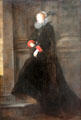 Portrait of Marchesa Geronima Spinola by Anthony van Dyck at Berlin Gemaldegalerie. Berlin, Germany.