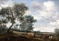 Dutch landscape with theft painting by Salomon van Ruysdael at Berlin Gemaldegalerie. Berlin, Germany.