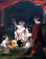 The Angerstein Children painting by Sir Thomas Lawrence at Berlin Gemaldegalerie. Berlin, Germany.