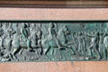 Franco-Prussian War at Sedan & Paris by Karl Keil mid section of east bronze panel surrender of Paris on Victory Column. Berlin, Germany.