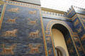 Ishtar Gate from Babylon at Pergamon Museum. Berlin, Germany.