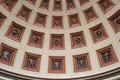 Domed hall ceiling at Altes Museum. Berlin, Germany.