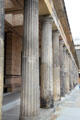 Salvaged war damaged columns at Neues Museum. Berlin, Germany.